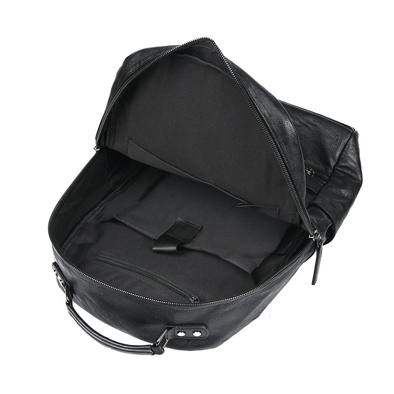 Premium Leather Laptop Backpack