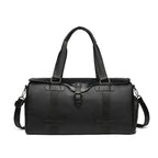 Premium Leather Weekender Duffel Bag