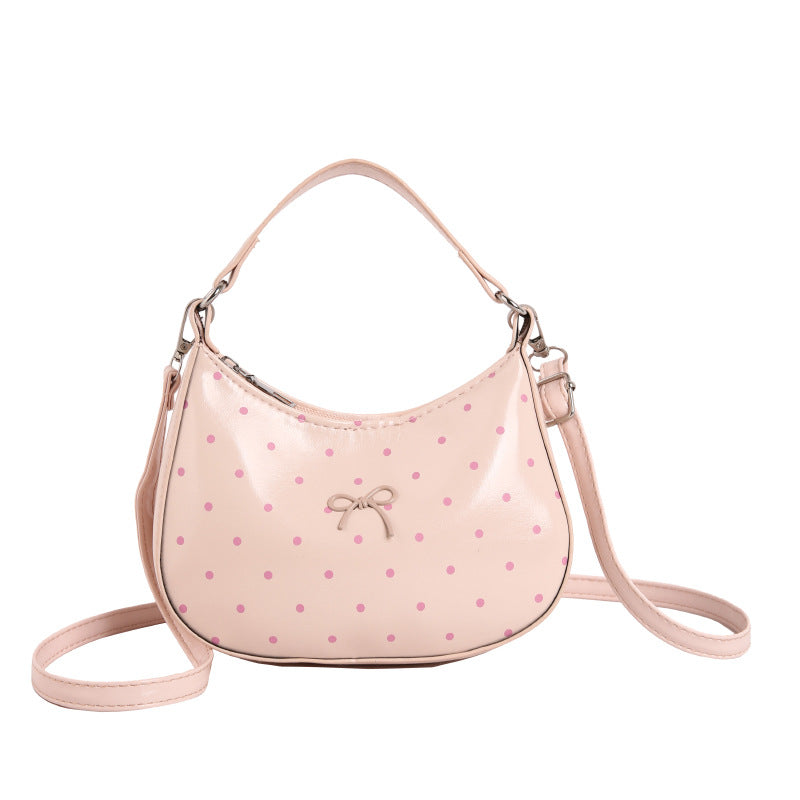 WoCharming Polka Dot Crossbody Handbag
