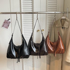WoLuxurious Soft Leather Shoulder Bag