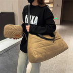 Versatile Quilted Travel Duffel Bag