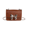 WoCharming Bow-Embellished Mini Handbag