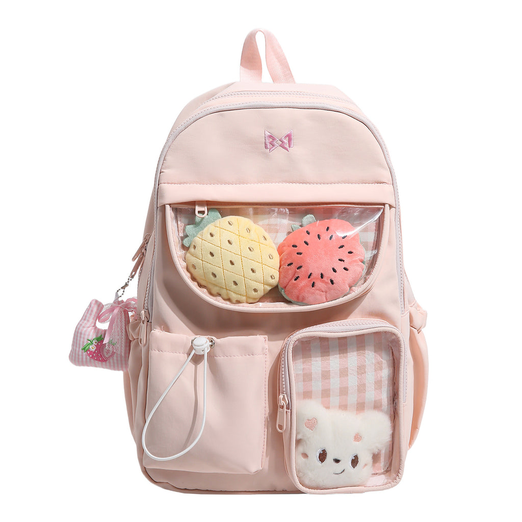 Functional Plush Storage Backpack