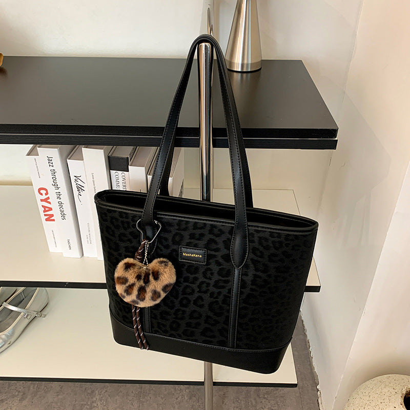 Women's fashionable casual tote bag-https://detail.1688.com/offer/991740614423.html-Calm Wears-Black-Size: Without pendant-Calm Wears
