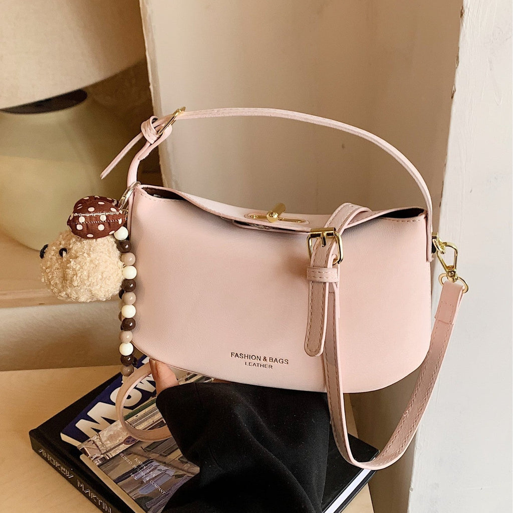 Women's shoulder bag with decorative pendant-https://detail.1688.com/offer/1017420588372.html-Calm Wears-Blue-Size: With pendant-Calm Wears