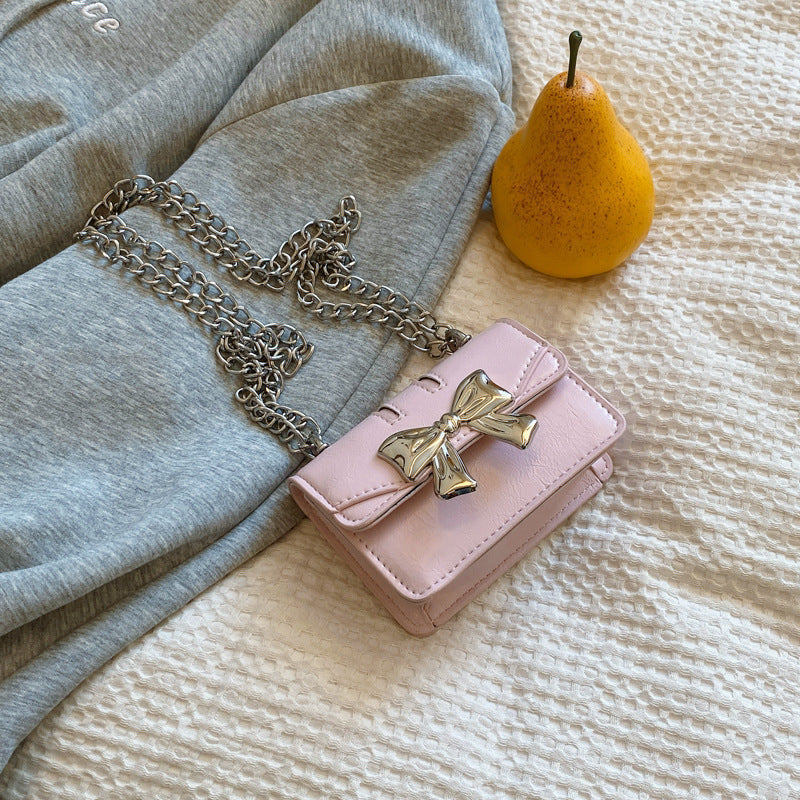 Ladies Mini Handbag with Shimmering Bow Closure-https://detail.1688.com/offer/845278519160.html-Calm Wears-Rosa-nothing-Calm Wears