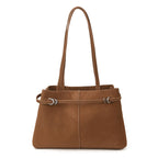 Women's Tote Bag made of high-quality synthetic leather with an elegant shoulder strap-https://detail.1688.com/offer/1006623706819.html-Calm Wears-Braun-nothing-Calm Wears