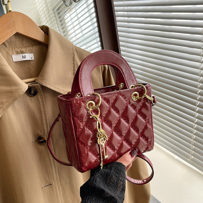 Ladies elegant mini handbag with quilted design