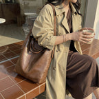 Women's high-quality leather tote bag-https://detail.1688.com/offer/1013419824764.html-Calm Wears-Braun-nothing-Calm Wears
