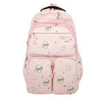 Plush backpack with playful animal motif