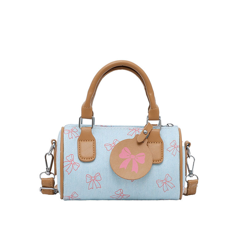 WoPlayful Bow-Printed Mini Handbag
