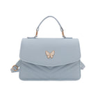 WoElegant Quilted Leather Satchel Bag