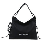 Women's stylish tote bag with braided drawstring-https://detail.1688.com/offer/1000595089868.html-Calm Wears-Black-nothing-Calm Wears