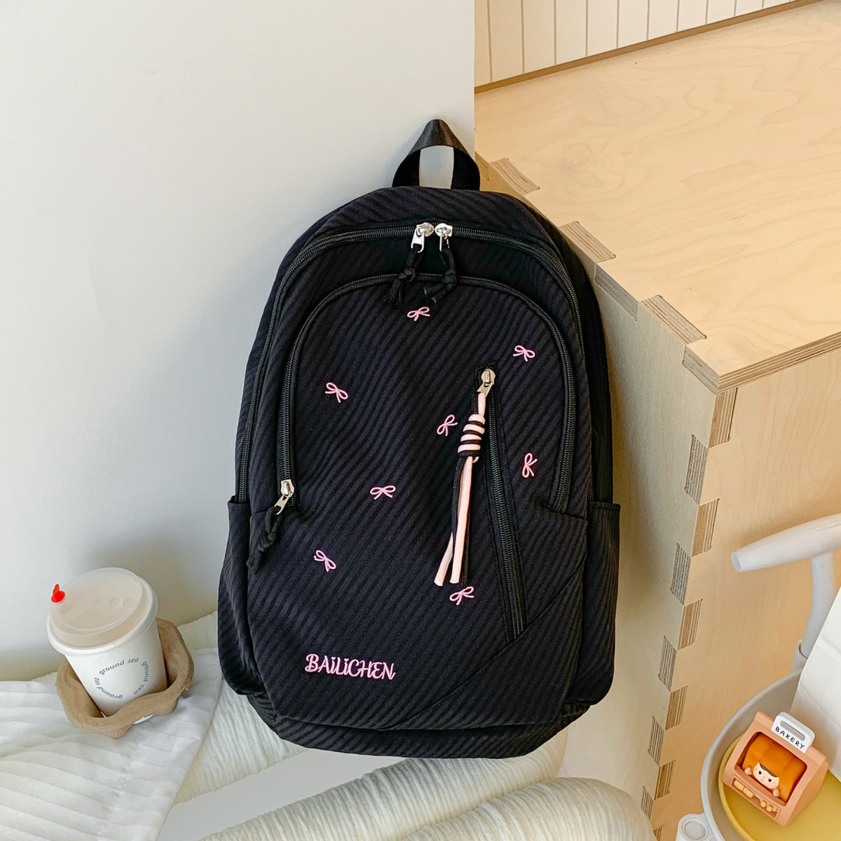 Stylish Embroidered Backpack for Everyday Use