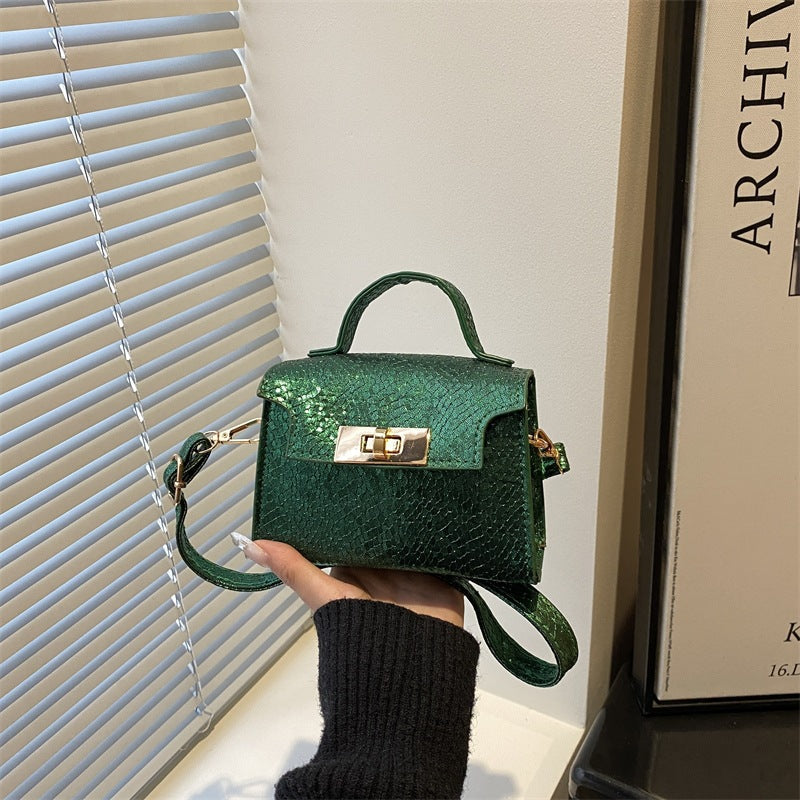 Women's mini handbag in stylish glamour style-https://detail.1688.com/offer/1038306042348.html-Calm Wears-Green-nothing-Calm Wears