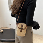 Colorful Woven Crossbody Bag