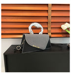 Stylish Geometric Structured Handbag