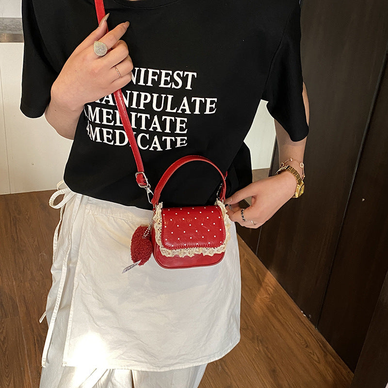 Women’s mini handbag with playful design and unique details
