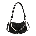 Elegant Bow-Embellished Handbag
