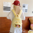 Plush-Cute Backpack with Animal Motif