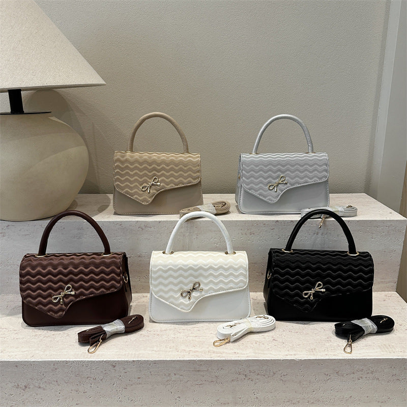 WoChic Textured Handheld Satchel Bag