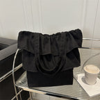 Chic Ruffled Tote Bag