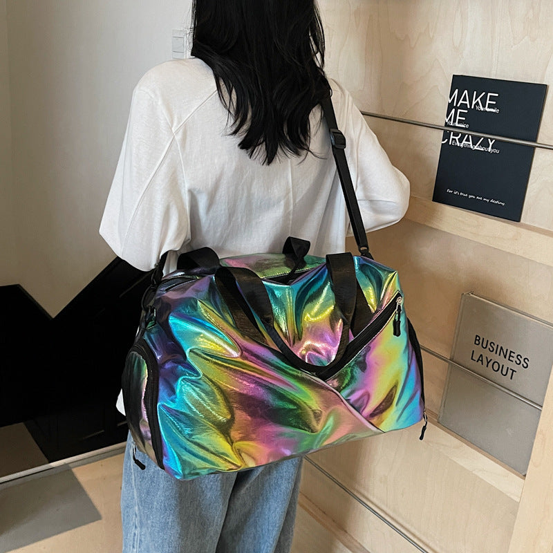 Holographic Fitness Duffel Bag Calm Wears