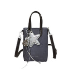 Women's practical mini handbag with removable pendant