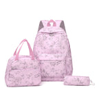 Backpack set with insulation function and multiple compartments