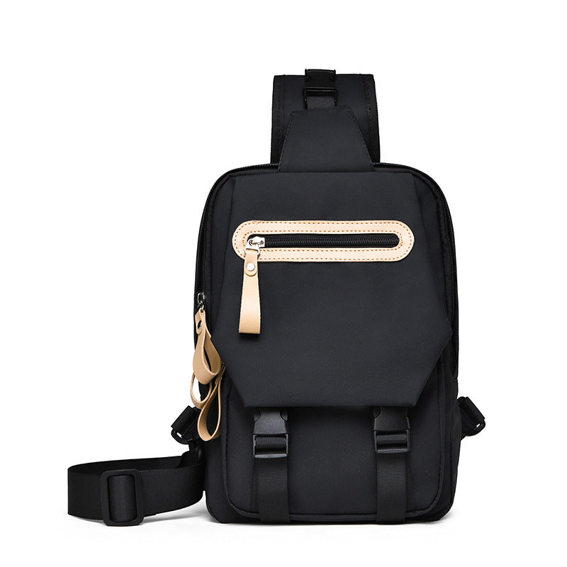 Unisex Modern Multi-Pocket Crossbody Sling Bag
