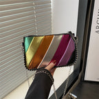 Colorful Metallic Chic Crossbody Bag