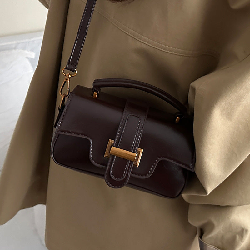 Ladies elegant mini handbag with practical carrying handle and removable shoulder strap-https://detail.1688.com/offer/987370998005.html-Calm Wears-Dark brown-nothing-Calm Wears