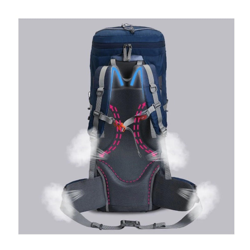 High-Quality Trekking Backpack with Ergonomic Carrying System and Generous Storage Space