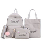 Cute Character Multi-Piece Backpack Set