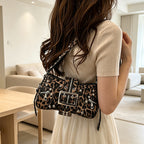 Trendy Animal Print Shoulder Bag