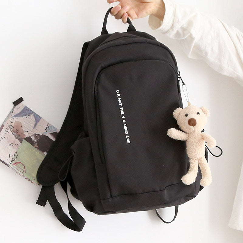 Trendy backpack with multifunctional compartments