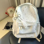 Star-Patterned Trendy Backpack