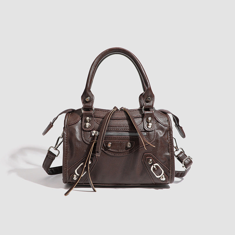 Women's mini handbag with decorative metal accents and removable shoulder strap-https://detail.1688.com/offer/919419319033.html-Calm Wears-Coffee-nothing-Calm Wears