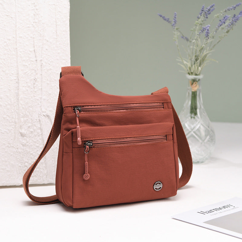 Lightweight Multi-Pocket Crossbody Bag
