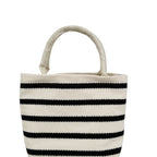 WoStriped Canvas Tote Bag