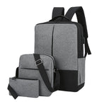 Multi-Compartment Travel Backpack with Detachable Pouch Calm Wears