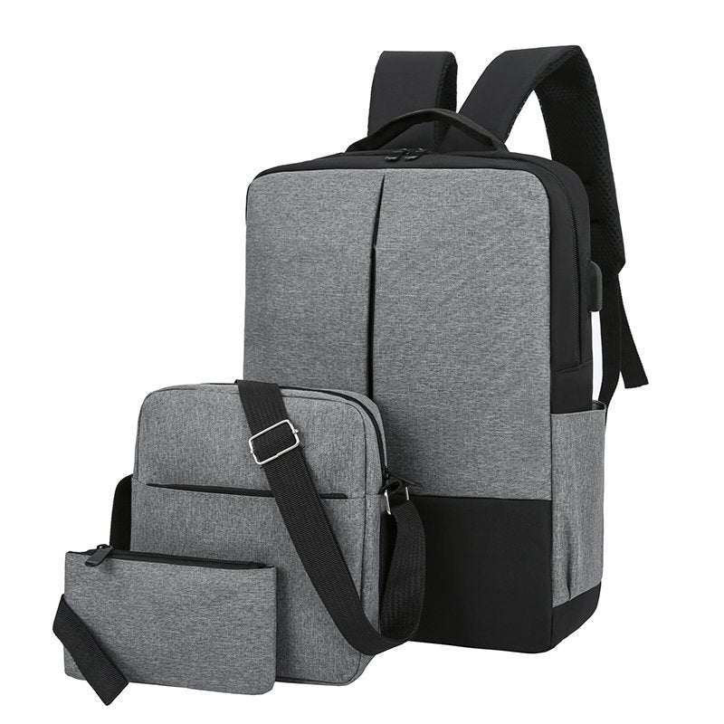 Multi-Compartment Travel Backpack with Detachable Pouch Calm Wears