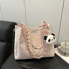 Quilted Decorative Shoulder Bag