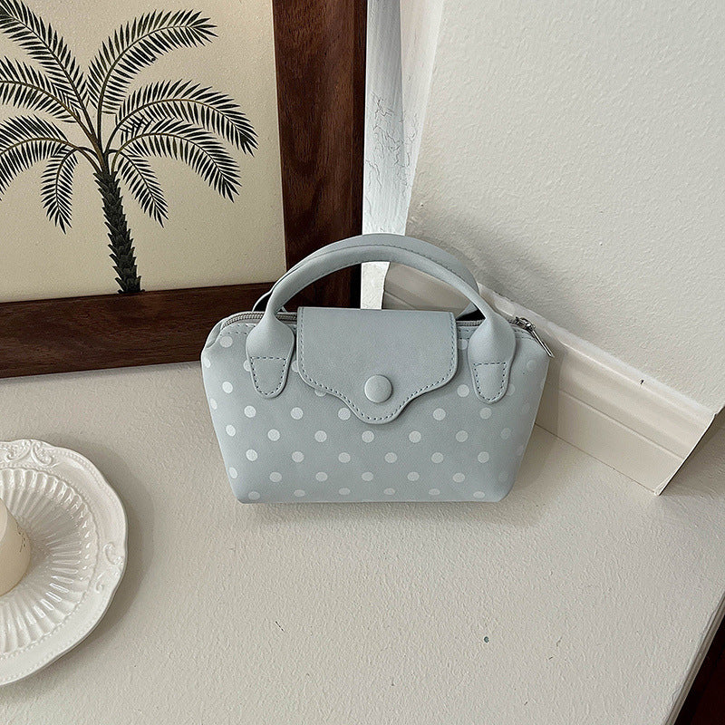 Stylish Polka Dot Handheld Bag