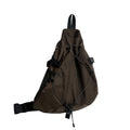 Sporty sling backpack with adjustable straps and practical organizer