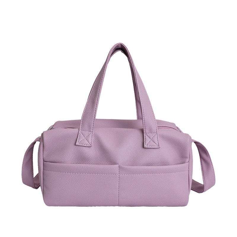 Versatile Leather Mini Handheld Bag
