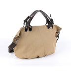Stylish Multi-Pocket Canvas Handbag
