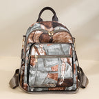 Stylish Denim Pattern Backpack
