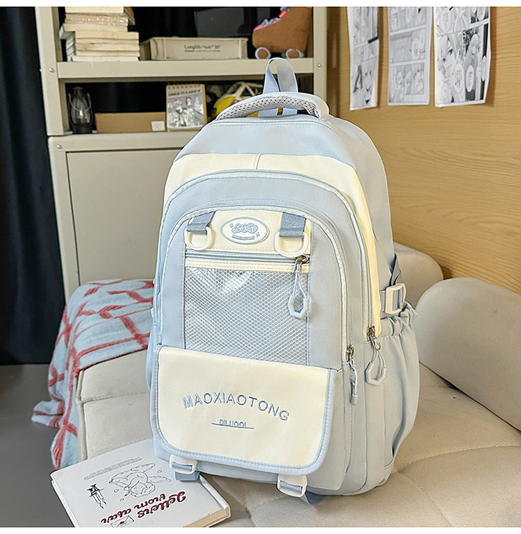 Stylish Utility School Backpack-https://detail.1688.com/offer/1057505730604.html-Calm Wears-Blue-Calm Wears