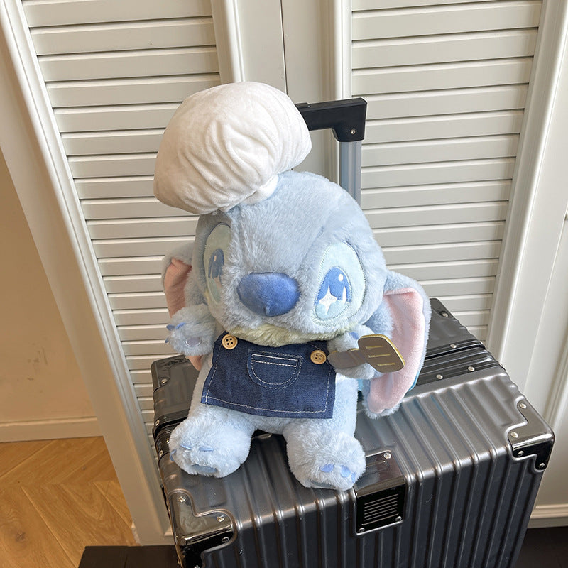 Plush shoulder bag with chef's hat